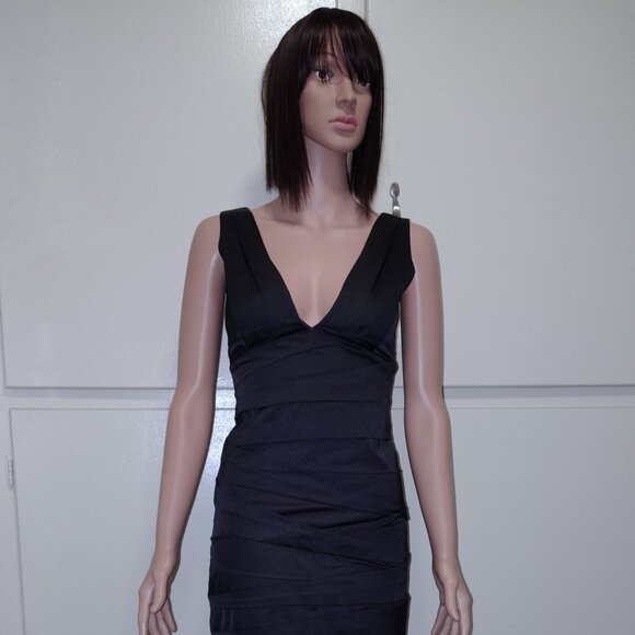 Rachael G. Black Sleeveless Summer Dress. - Picture 3 of 12